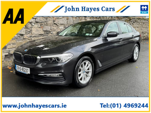 2017 BMW 5 Series 520 D SE AUTOMATIC//LOVELY CONDITION//REVERSE CAMERA//BEIGE LEATHER//FULL SERVICE HISTORY - Image 1