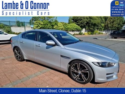 2017 Jaguar XE 2.0 D PRESTIGE * SILVER MET / BLACK LEATHER * SAT NAV - Image 1