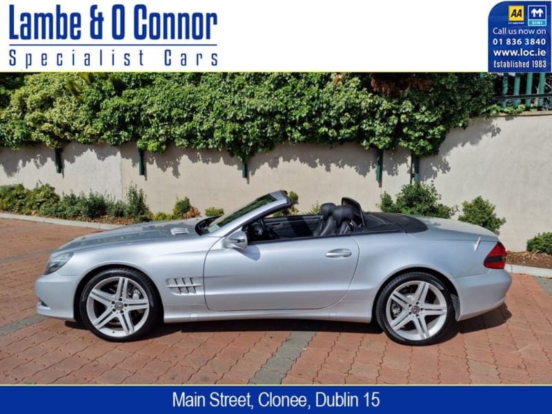 2010 Mercedes-Benz SL Class SL 350 SPORT IRIDIUM SILVER / BLACK LEATHER * PANORAMIC GLASS ROOF * SAT NAV * HEATED SEATS - Image 1