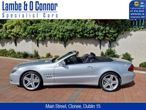 2010 Mercedes-Benz SL Class SL 350 SPORT IRIDIUM SILVER / BLACK LEATHER * PANORAMIC GLASS ROOF * SAT NAV * HEATED SEATS - Image 1