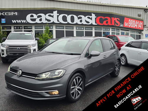 2018 Volkswagen Golf 1.4 SPECIAL TAN LEATHER SEATS HIGHLINE SAT NAV PACK - VIRTUAL CLOCKS -REVERSE CAMERA - NAVIGATION - CARPLAY - ANDROID AUTO- BLIND SPOT REAR TRAFFIC ASSIST - Image 1