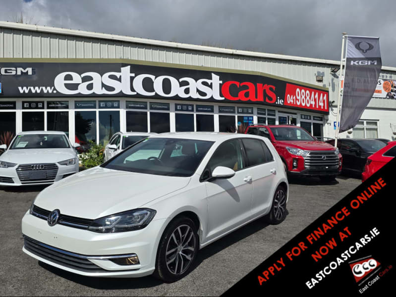 2018 Volkswagen Golf 1.4 TSI TAN LEATHER SEAT MK7.5 FACE-LIFT DYNAUDIO SOUND -NAVI VIRTUAL CLOCKS ANDROID AUTO CARPLAY BLIND SPOT LANE ASSIST REAR TRAFFIC ASSIST - Image 1