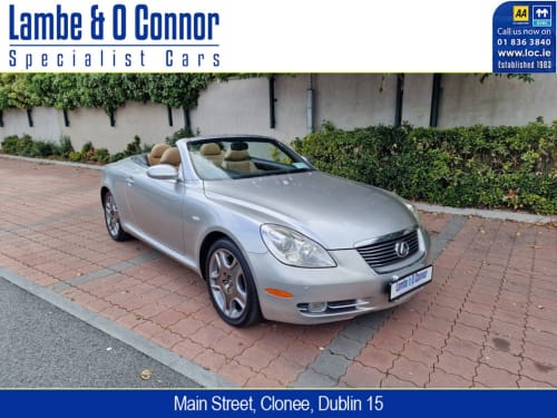 006 Lexus SC 430 SC 430 CONVERTIBLE * COSMO SILVER / TAN LEATHER - Image 1