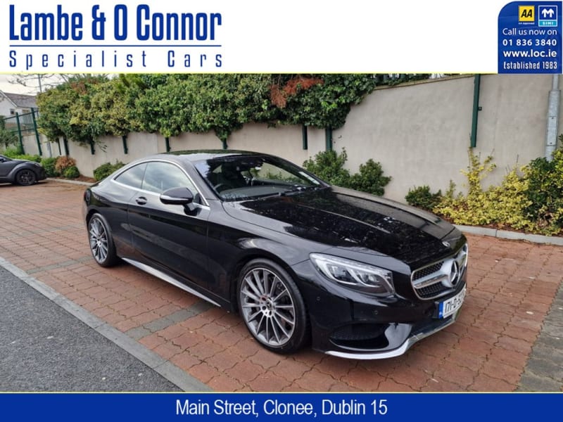 2017 Mercedes-Benz S Class S 500 COUPE AMG LINE * OBSIDIAN BLACK / BLACK LEATHER - Image 1