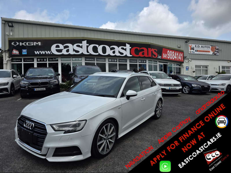 2018 Audi A3 ( 182 REG 1.4 S-LINE EDITION VIRTUAL COCKPIT - NAVIGATION -CARPLAY ANDROID AUTO LEATHER PACK - REVERSING CAMERA / PARKING SENSORS - DRIVE MODE - Image 1
