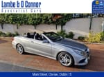 2016 Mercedes-Benz E Class E220 AMG LINE CONVERTIBLE * PALLADIUM SILVER METALIC / BLACK LEATHER - Image 4