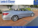 2016 Mercedes-Benz E Class E220 AMG LINE CONVERTIBLE * PALLADIUM SILVER METALIC / BLACK LEATHER - Image 2
